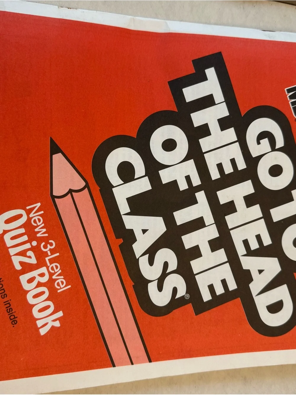 Go To The Head of the Class Deluxe Edition Board Game -complete excellent